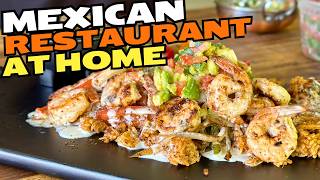 Exactly WHAT I ORDER at a Mexican Restaurant ON THE GRIDDLE - Camarones con Arroz