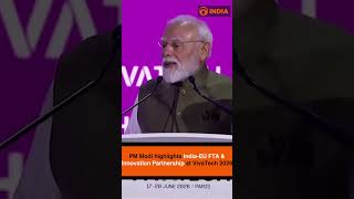 PM Modi highlights India-EU FTA & Innovation Partnership at VivaTech 2026