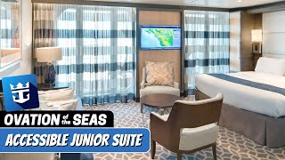Ovation of the Seas | Accessible Junior Suite Tour & Review | 4K