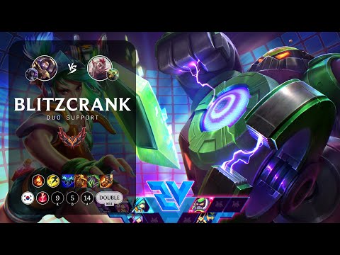 Blitzcrank Support vs Rakan - KR Grandmaster Patch 13.16