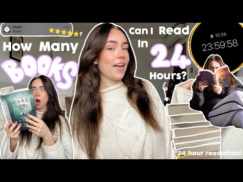 24 HOUR READATHON!📚✨  *How Many Books Can I Read?*