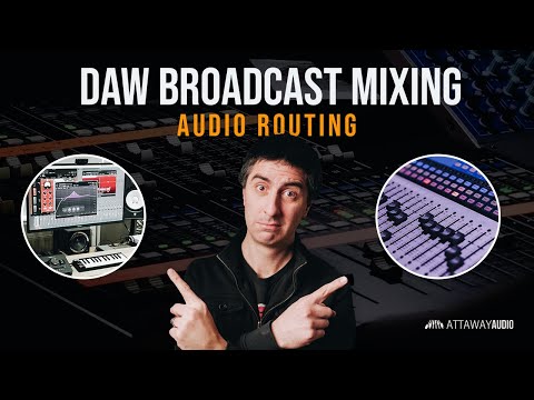 Getting Audio to Your DAW for Live Broadcast || DAW Mixing Live Broadcast Setup