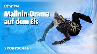 Drama im Eiskunstlauf: Ilia Malinin stürzt in der Kür | Olympia | Sportschau