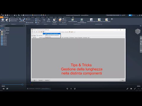 Come gestire la lunghezza nella distinta componenti di Autodesk Inventor