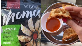 Prasuma momos review | Prasuma momos veg review | So Saute