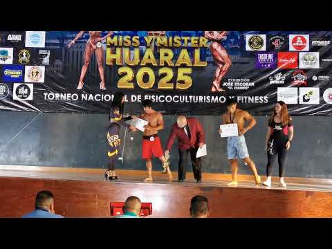 Premiacion Categoría Men's Physique Novel hasta 1.70 m - Míster Huaral 2025
