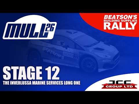 LIVE! Beatson's Building Supplies Mull 26 Rally - Stage 12