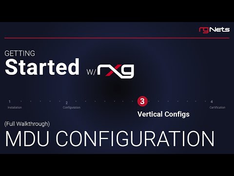 rXg MDU Configuration (Full Walkthrough)