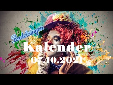 Der Mitsing-Kalender am 07.10.2021  - Tag 280
