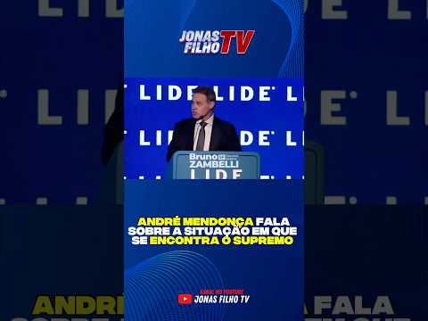 André Mendonça rasga o verbo e fala do supremo #noticias #política #governo