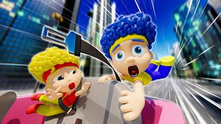 Download lagu Safety Seat with New Heroes | D Billions Kids Songs mp3