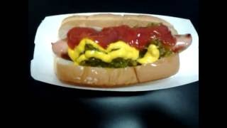 My July 4th all American hot dog(with a song)