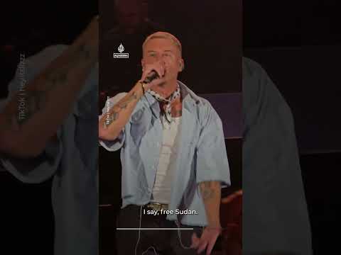 Macklemore: ‘I say free Palestine’ as he kicks off a new tour | AJ #shorts