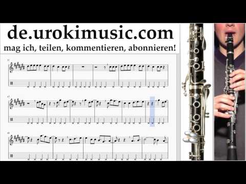 Klarinette Lernen David Guetta, Justin Bieber - 2U Tabulatur Teil#2 um-i995