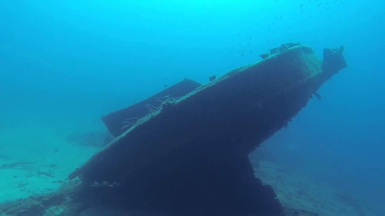 WWII wreck at Symi