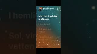 Ted Gärdestad - Sol, vind och vatten 🌅 #swedishsong #tedgärdestad #midsommar #spedup