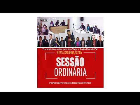 CÂMARA MUNICIPAL DE SÃO VICENTE FÉRRER-MA. 8ª SESSÃO ORDINÁRIA DELIBERATIVA.