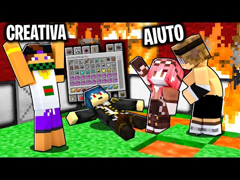 HO USATO LA CREATIVA contro i MIEI AMICI - Minecraft ITA