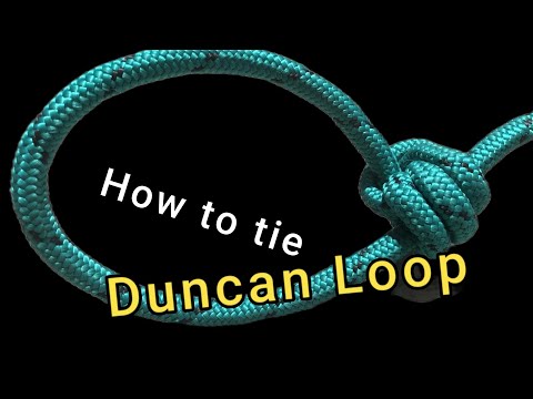 How to tie Duncan loop (Fishing Loop Knot)