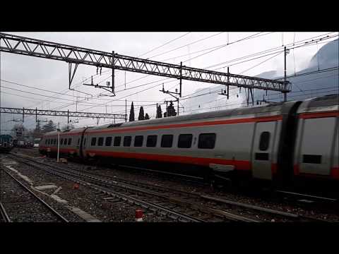 MERCI, INTERCITY E LIS IN TRANSITO A PERI. (VR) LINEA DEL BRENNERO. 17 - 3 - 2018.