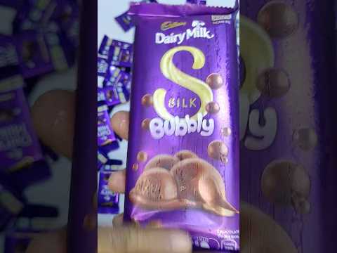 Very yummy Cadbury silk bubbly chocolate
