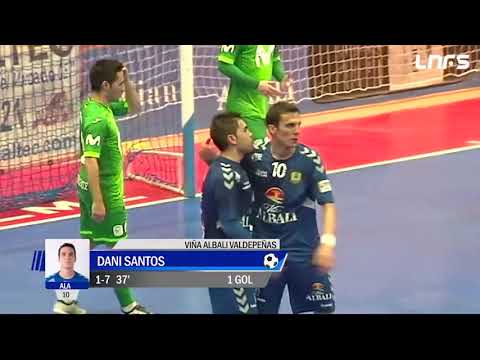 Gol Dani Santos (1-7) Viña Albali Valdepeñas - Movistar Inter. J12, 1Div. LNFS