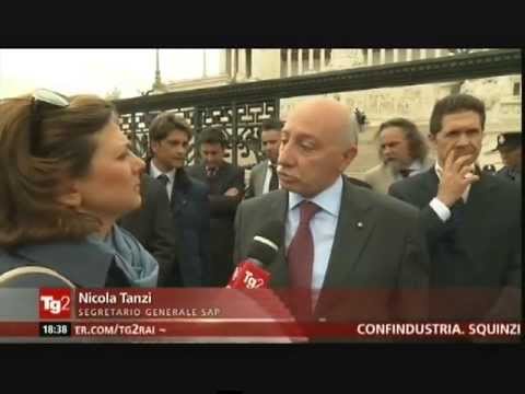 Il SAP al TG2 - Altare della Patria - 23 maggio 2013