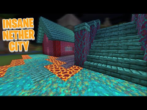 BUILDING A NETHER CITY! (minecraft ep.109)