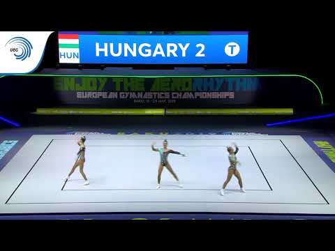FEJER, FENYES & GORGENYI (HUN) - 2019 Junior Aerobics Europeans, trios final