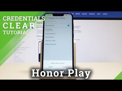 How to Clear Credentials Honor Play - Remove All Certificates / Reset Licenses