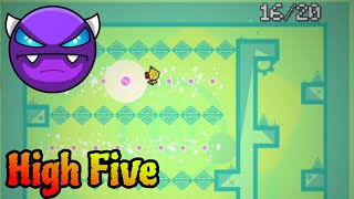High Five by Blueelight 100% (Platformer Easy Demon) - Geometry Dash 2.2