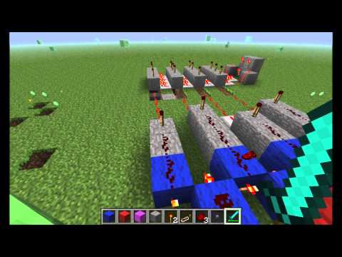 Minecraft [REDSTONE] Zámek na dveře