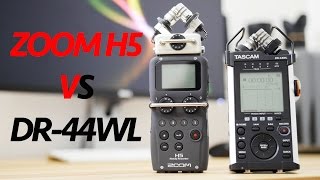 Video thumbnail for Tascam DR-44WL VS Zoom H5 - Detailed Comparison & Test by Max Yuryev