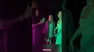 Ariana Grande, Cynthia Erivo, Idina Menzel and Kristin Chenoweth together #arianagrande #wicked