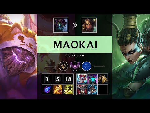 Maokai Jungle vs Nidalee - EUW Master Patch 25.13