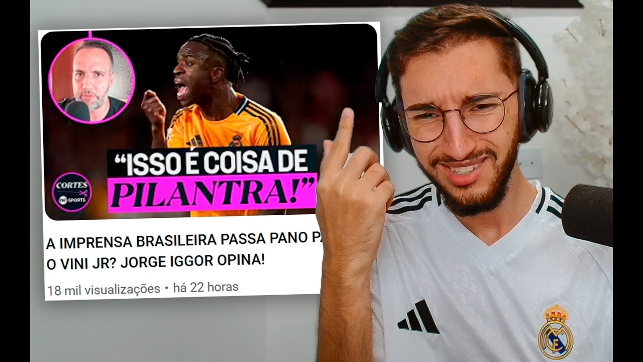 A MÍDIA PASSA PANO PARA O VINICIUS JUNIOR?