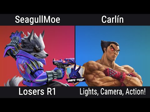 Lights, Camera, Action! Losers R1 - SeagullMoe (Wolf) Vs. Carlín (Kazuya) - SSBU