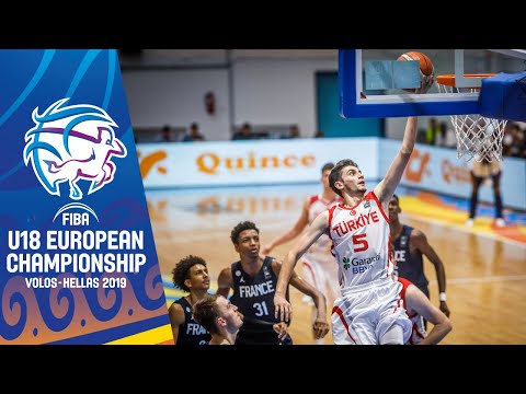 Turkey v France - Full Game - FIBA U18 European Championship 2019