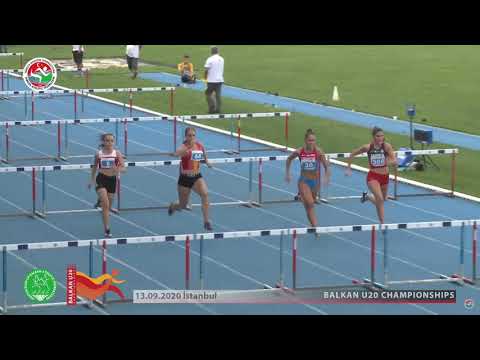 100m prepone [Ž], I. skupina, Grd - Prvenstvo Balkana za juniore i juniorke 2020