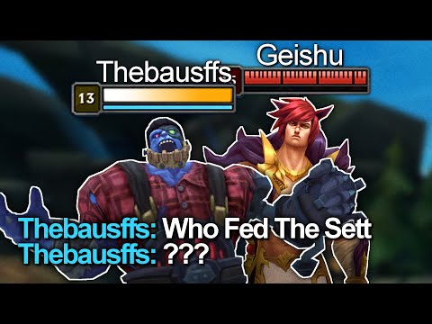 THEBAUSFFS MEETS THE RANK 1 SETT PLAYER | Geishu