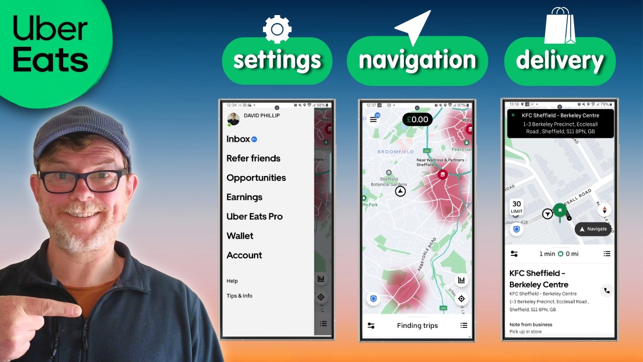 Uber Eats delivery app guide 2025 - full side hustle walkthrough