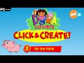 Dora The Explorer Click Create PC HD Walkthrough Episode 5 On The Farm