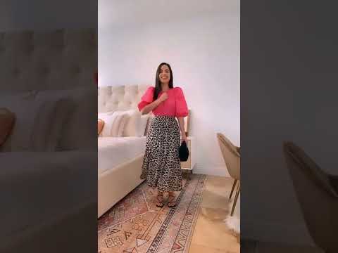 7 ways to style a leopard print skirt | outfits styling| skirt | tops