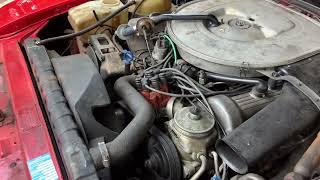 1980 Mercedes-Benz 450 SL Idling Part 2