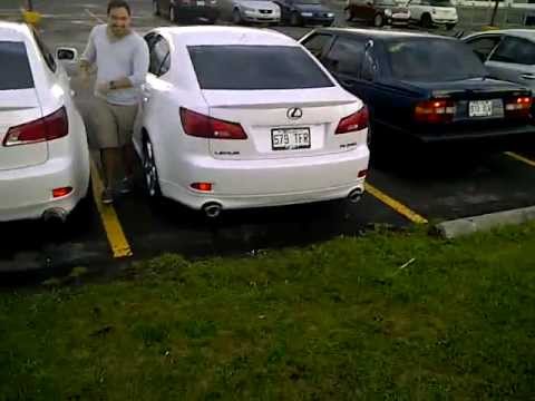 Lexus IS250 revving, F-Sport vs Custom vs HKS