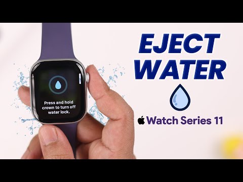 How to EJECT Water 💧 From your Apple Watch 11!