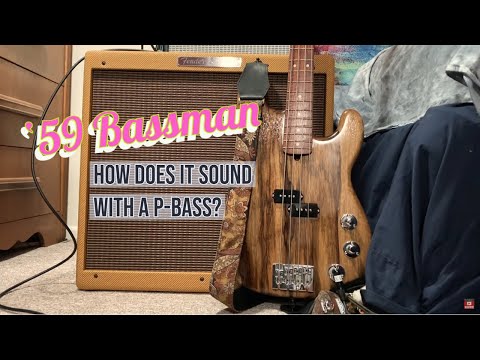 Fender '59 Bassman LTD with a P-Bass