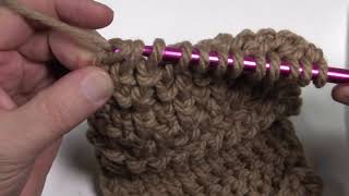 Tunisian Honeycomb Stitch | EASY | The Crochet Crowd