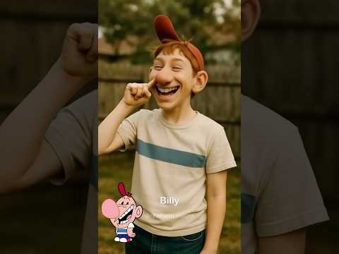 The Grim Adventures of Billy and Mandy in Real Life #charactersinreallife #cartoon #cartoonnetwork