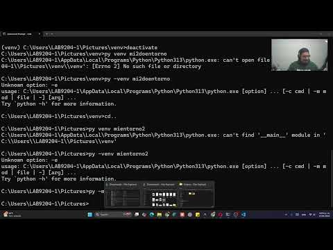 Vista previa: Crear el venv para la clase - Patrones